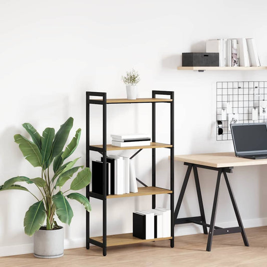 vidaXL Βιβλιοθήκη artisan δρυς 60 x 30 x 118 εκ Επεξεργασμένο ξύλο