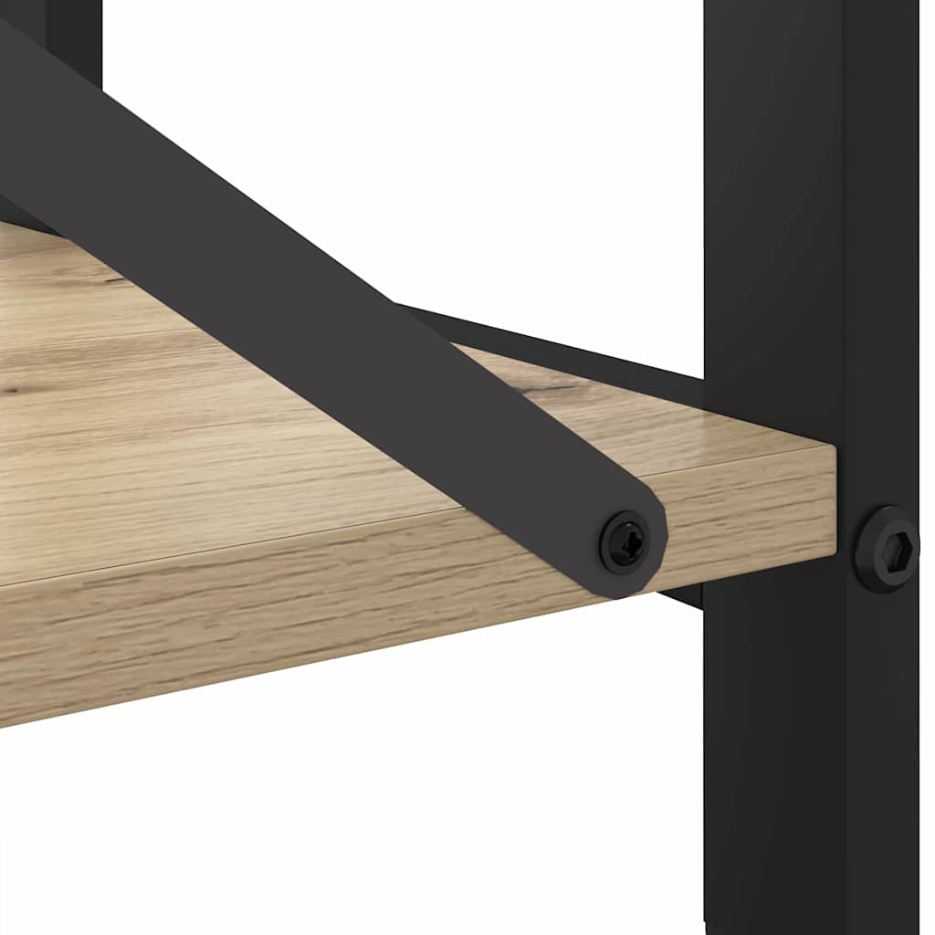 vidaXL Βιβλιοθήκη Sonoma Δρυς 60 x 30 x 83 εκ Επεξεργασμένο ξύλο