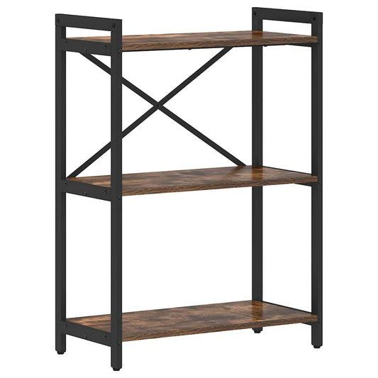 vidaXL Ράφι Βιβλίων Καπνιστό Δρύς 60 x 30 x 85 cm Επεξεργασμένο ξύλο