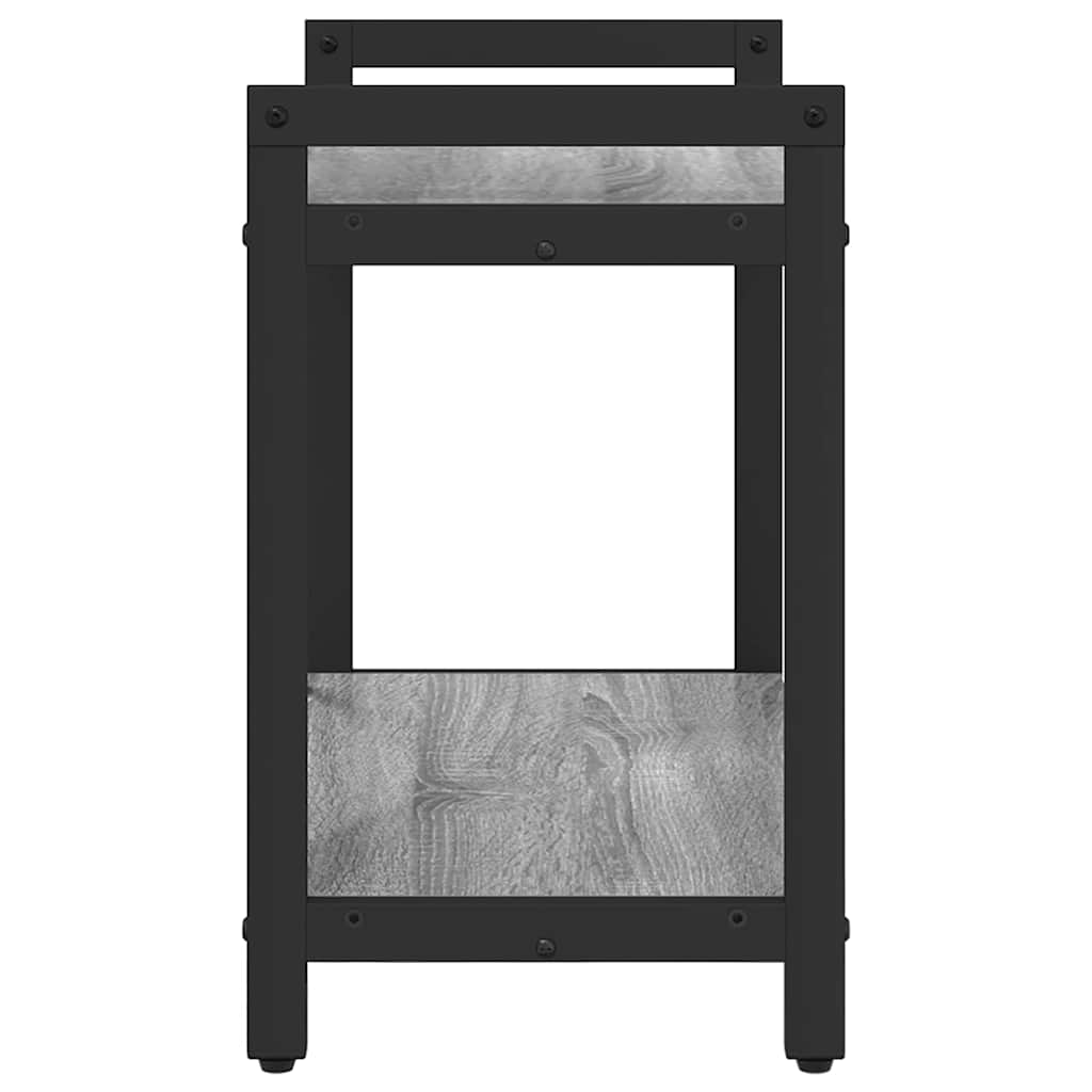 vidaXL Βιβλιοθήκη Γκρι sonoma 60 x 30 x 48.5 εκ Επεξεργασμένο ξύλο