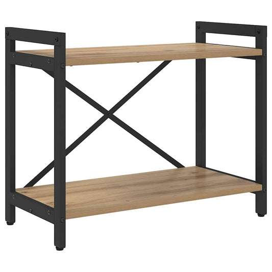 vidaXL Βιβλιοθήκη artisan δρυς 60 x 30 x 48.5 εκ Επεξεργασμένο ξύλο