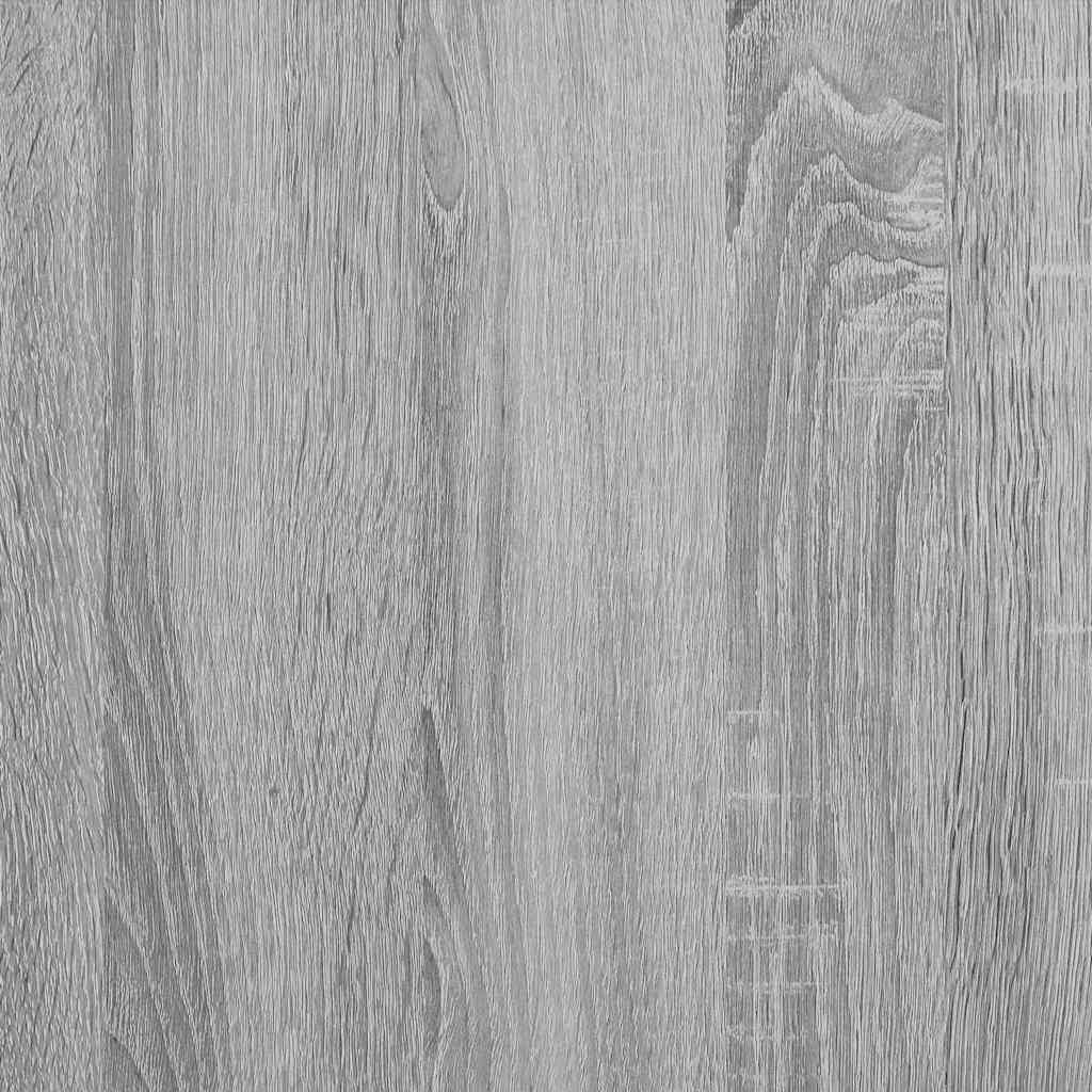 vidaXL Βιβλιοθήκη Γκρι sonoma 80 x 30 x 188 εκ Επεξεργασμένο ξύλο