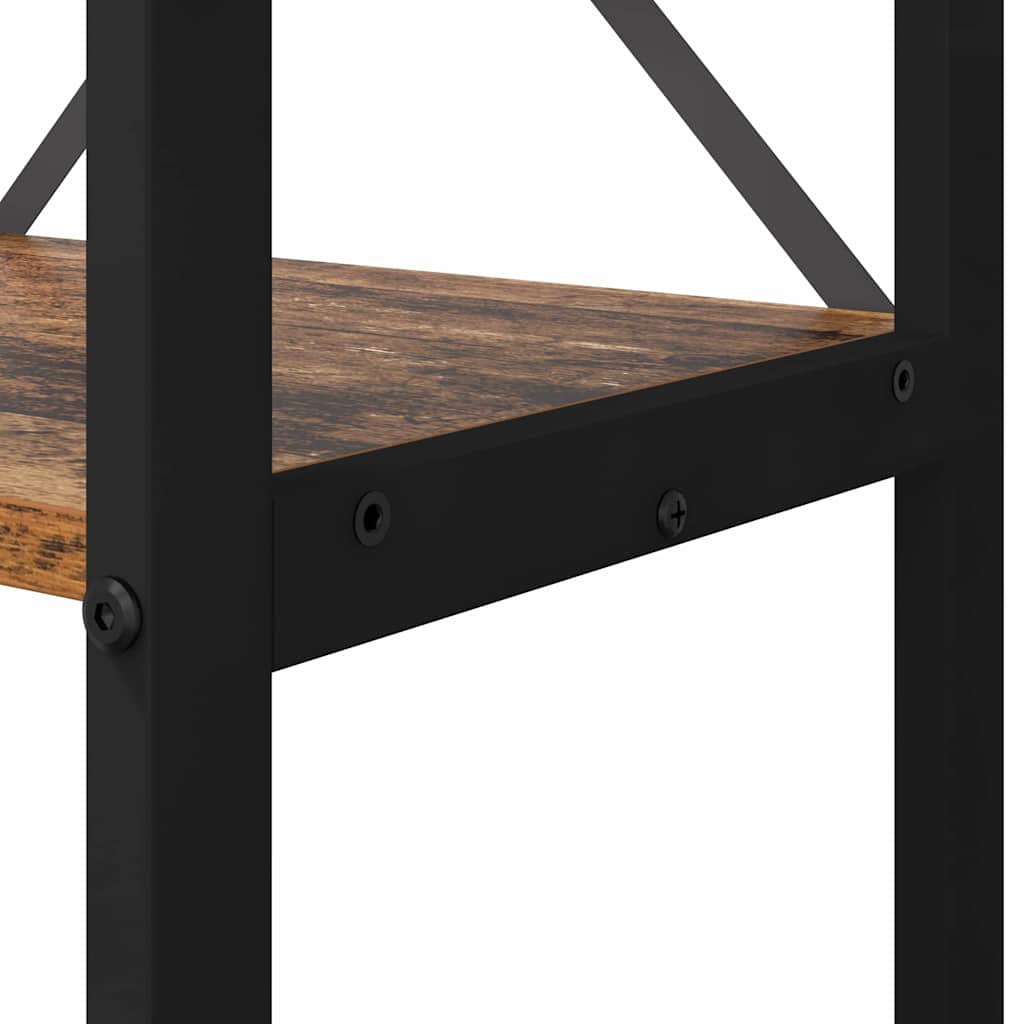 vidaXL Βιβλιοθήκη Παλαιό ξύλο 80 x 30 x 188 εκ Επεξεργασμένο ξύλο