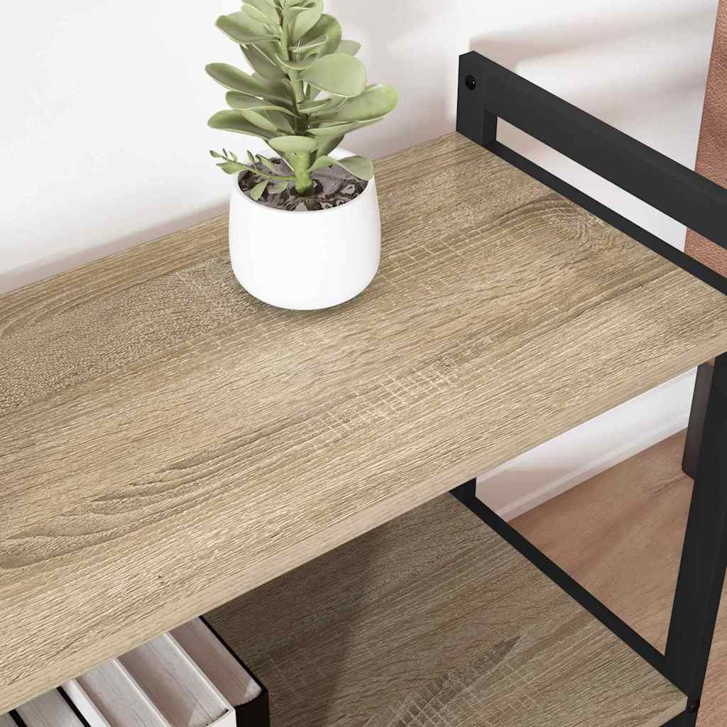 vidaXL Βιβλιοθήκη Sonoma Δρυς 80 x 30 x 48.5 εκ Επεξεργασμένο ξύλο
