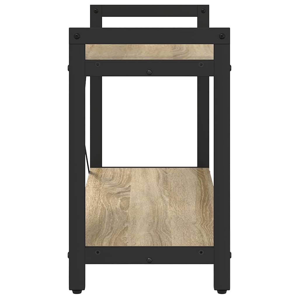 vidaXL Βιβλιοθήκη Sonoma Δρυς 80 x 30 x 48.5 εκ Επεξεργασμένο ξύλο