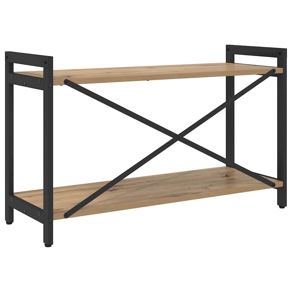 vidaXL Βιβλιοθήκη artisan δρυς 80 x 30 x 48.5 εκ Επεξεργασμένο ξύλο