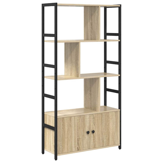 vidaXL Ράφι Βιβλίων Δρύς Sonoma 80 x 30 x 155,5 εκ Επεξεργασμένο ξύλο