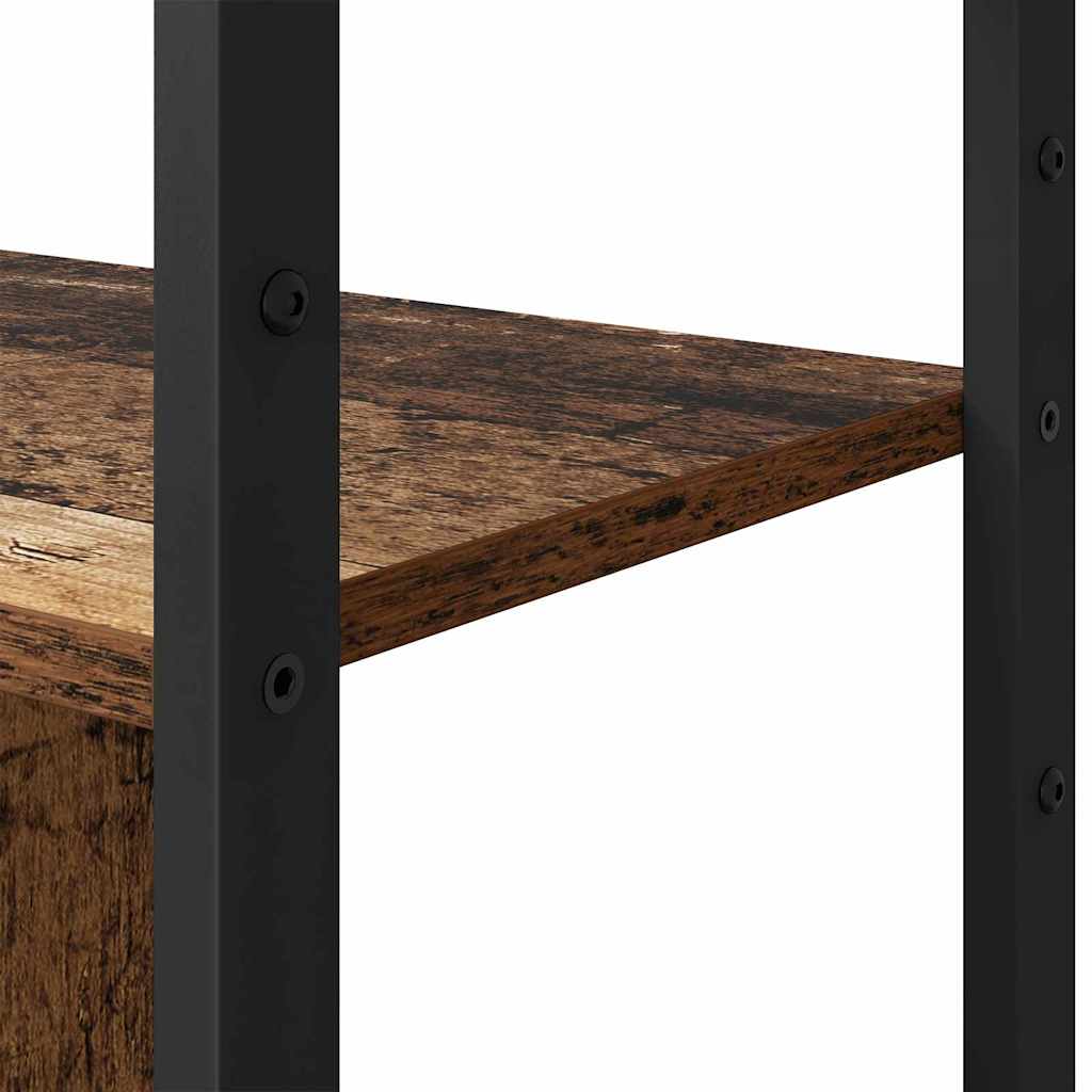 vidaXL Ράφι Βιβλίων Παλαιό ξύλο 80 x 30 x 155.5 εκ Επεξεργασμένο ξύλο