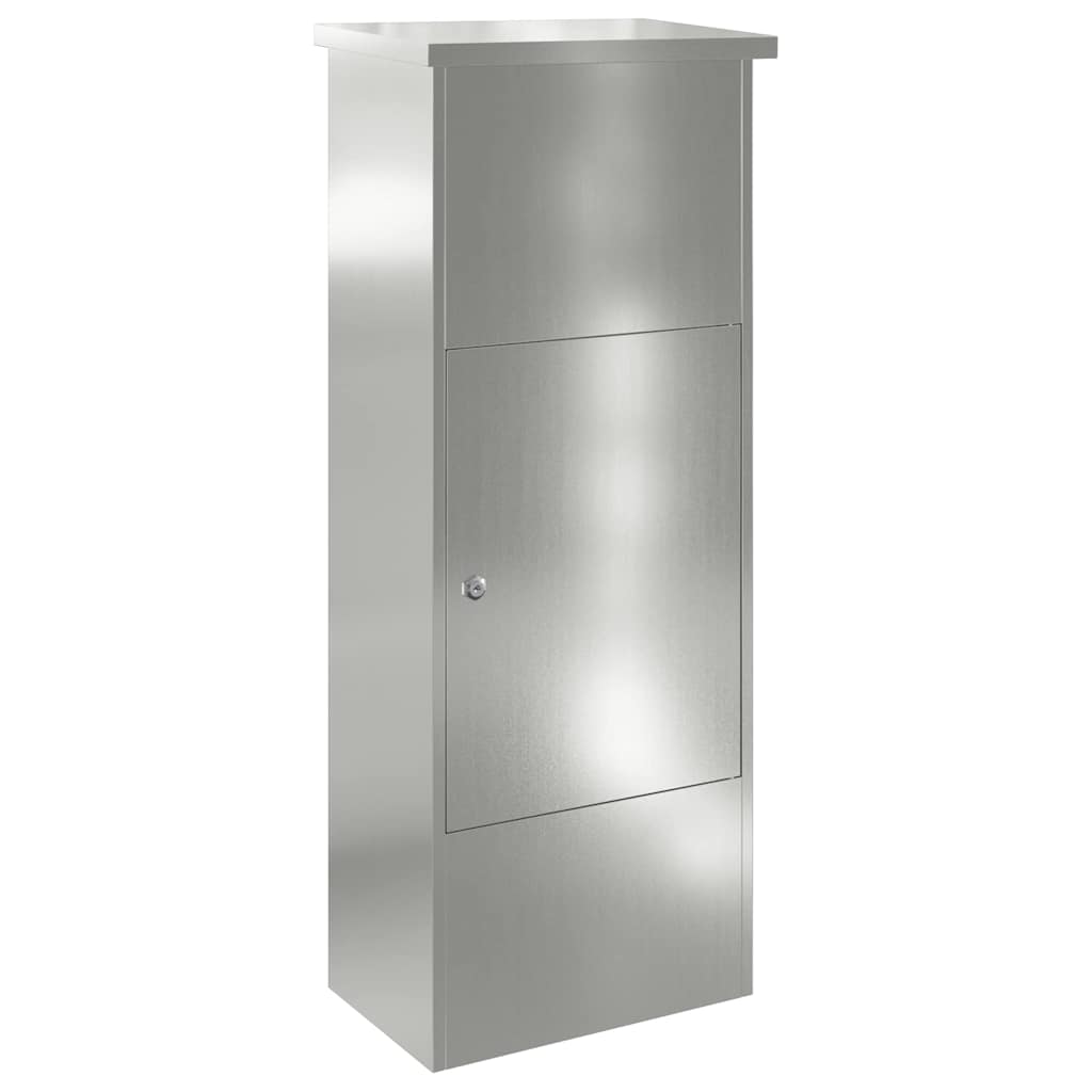 vidaXL Θυρίδα Πακέτων Μαύρο 44,5 x 29 x 110,5 εκ Επικαλυμμένος Χάλυβας