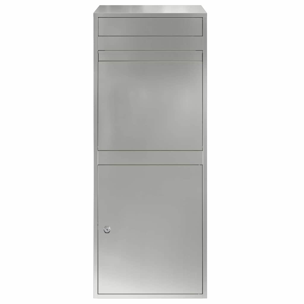 vidaXL Θυρίδα Πακέτων Μαύρο 41 x 38 x 103 εκ Επικαλυμμένος Χάλυβας