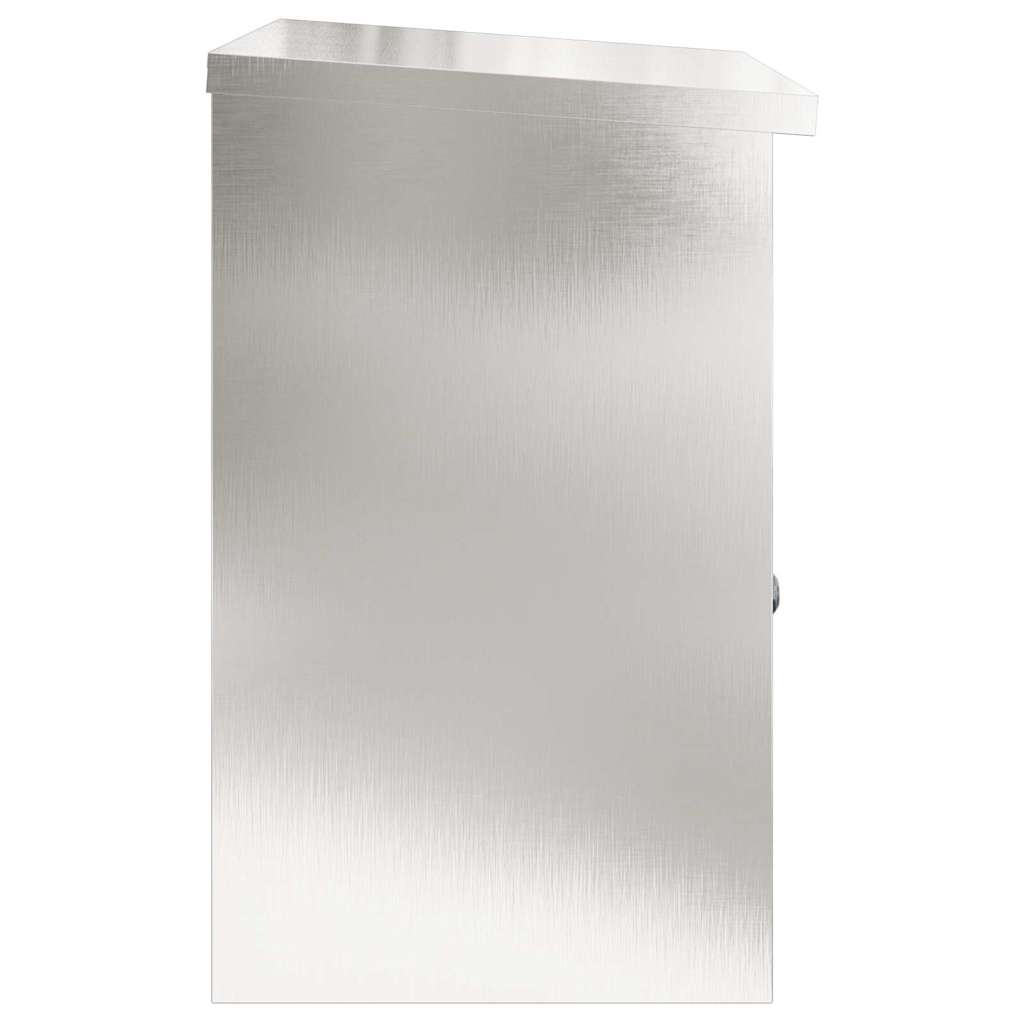 vidaXL Θυρίδα Πακέτων Μαύρο 44 x 35 x 59 εκατοστά Ανοξείδωτο ατσάλι