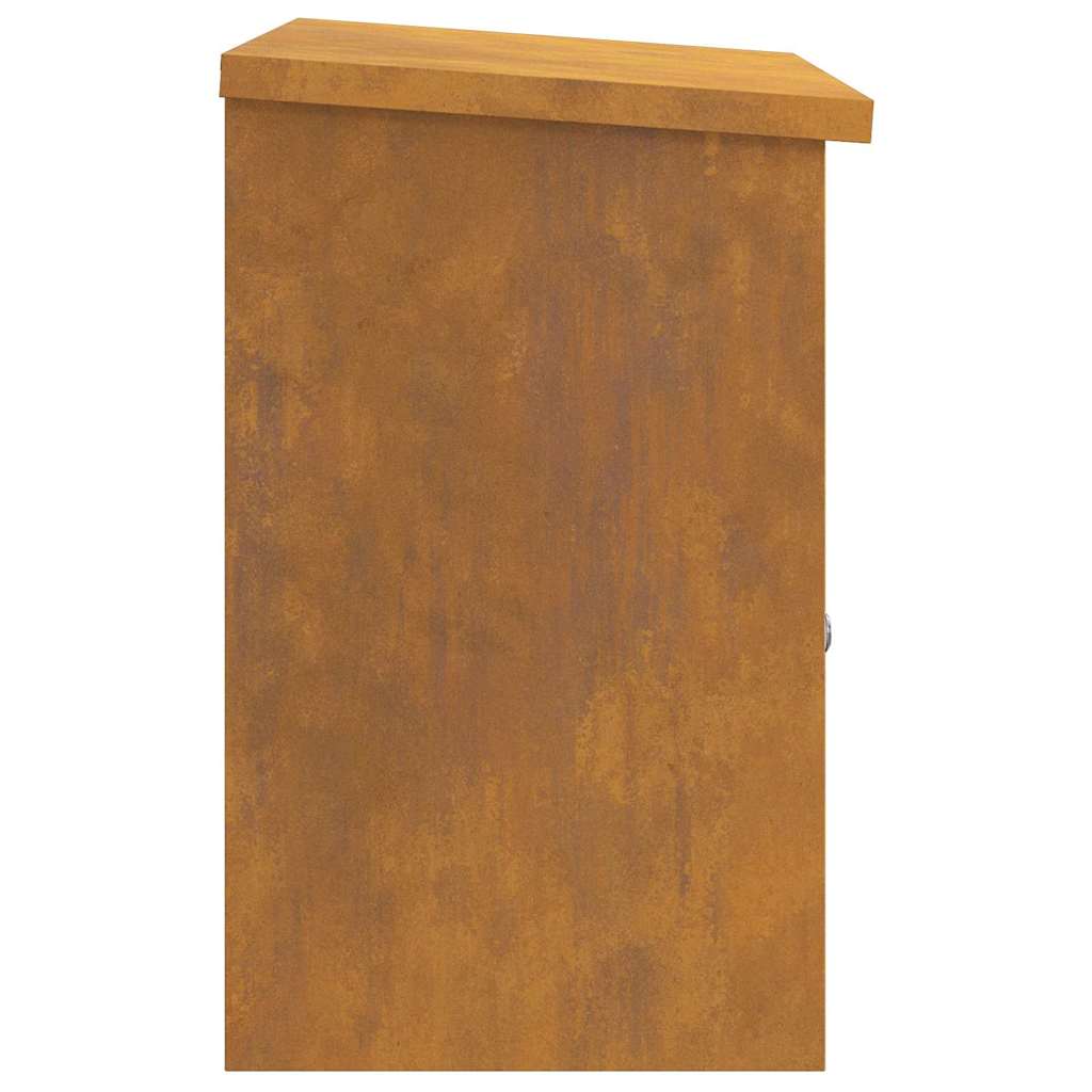 vidaXL Θυρίδα Πακέτων Σκ rusty 44 x 35 x 59 εκατοστά