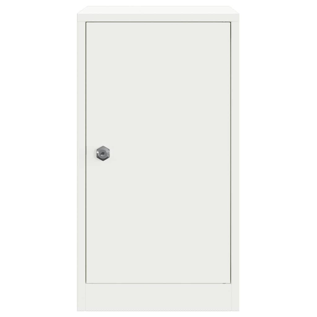 vidaXL γραμματοκιβώτιο Λευκό 30 x 23 x 55 εκ. Ατσάλι