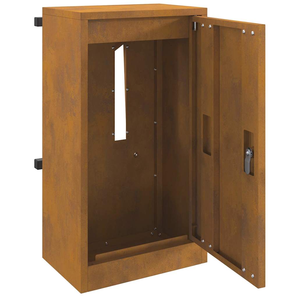 vidaXL γραμματοκιβώτιο Σκ rusty 30 x 23 x 55 εκ.