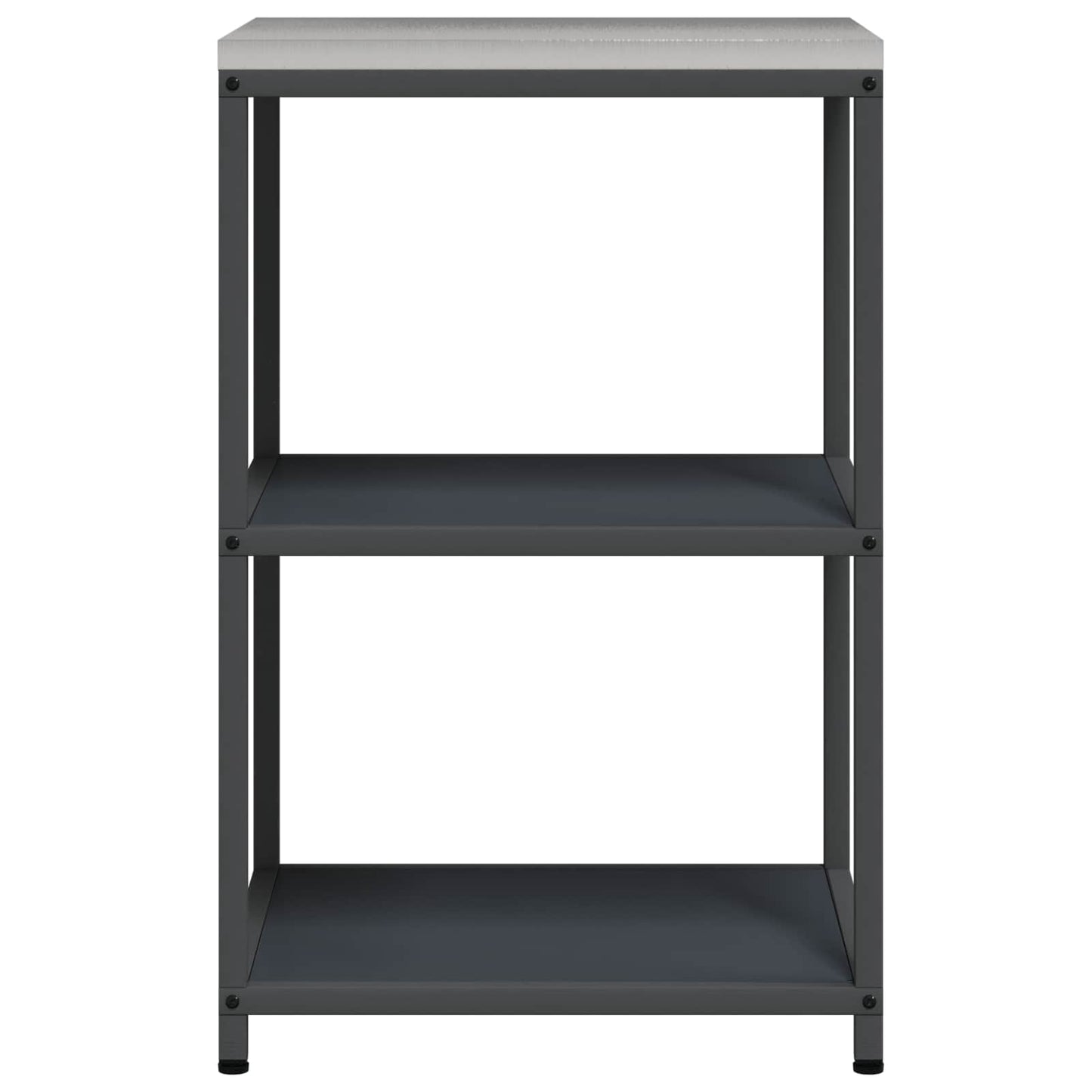 vidaXL Αποθηκευτικός Χώρος Κουζίνας HATTEM Ανθρακί 60 x 50 x 92 εκ