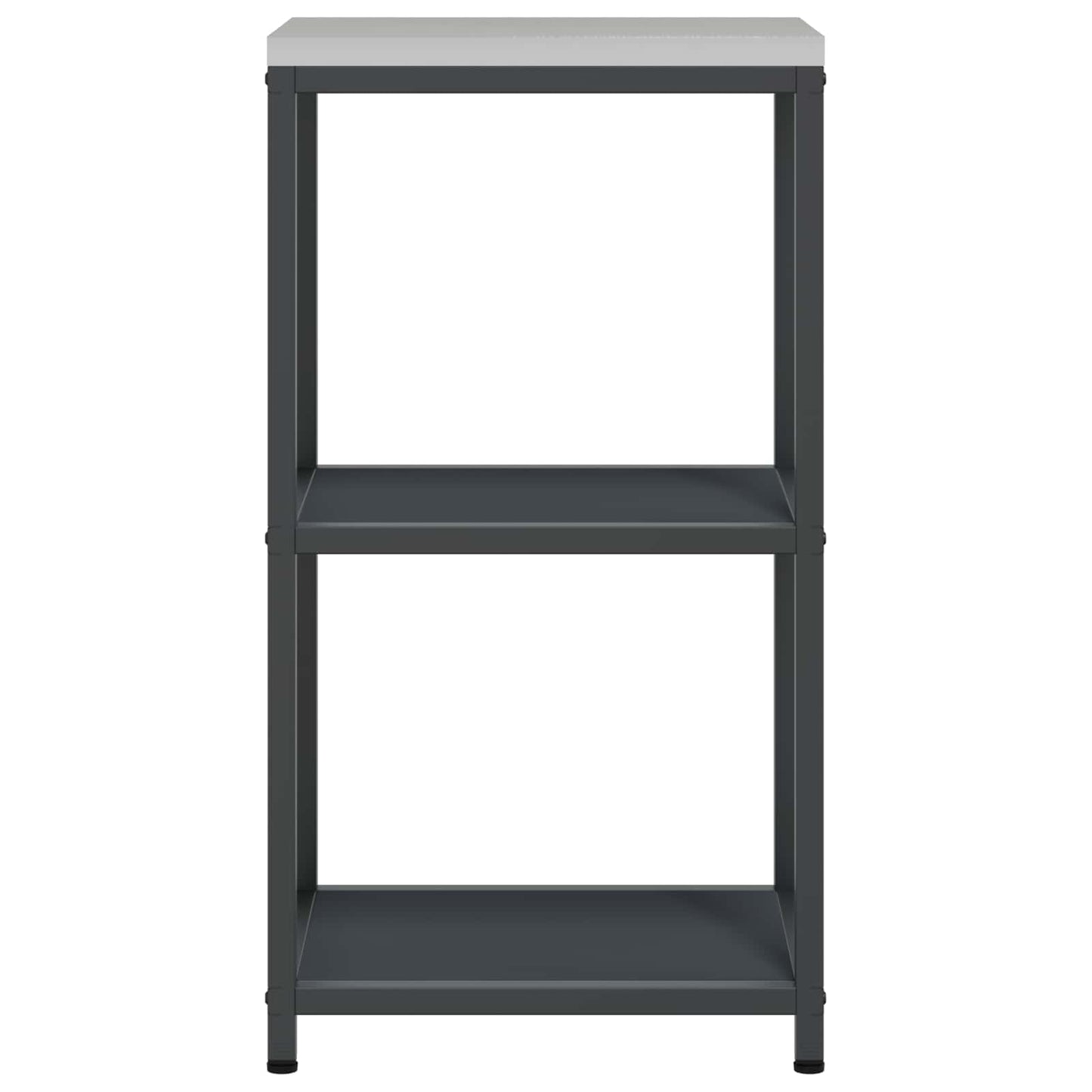 vidaXL Αποθηκευτικός Χώρος Κουζίνας Ανθρακί 60 x 50 x 92 εκ Ατσάλι