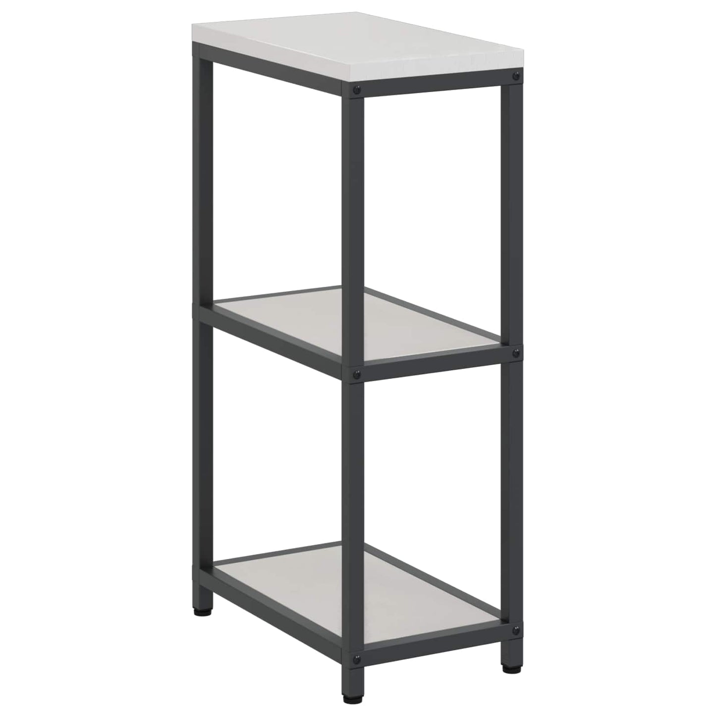 vidaXL Αποθηκευτικός Χώρος Κουζίνας HATTEM Ασημί 30 x 50 x 92 εκ