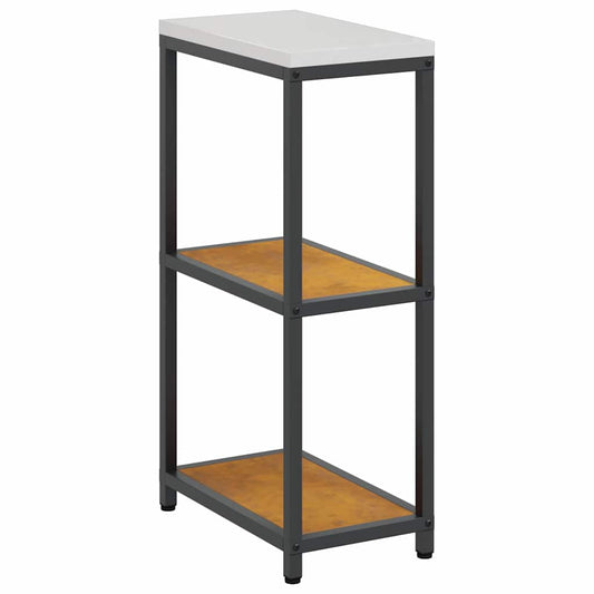 vidaXL Ράφι Αποθήκευσης Κουζίνας με ράφι Σκ rusty Ανθεκτικό ατσάλι