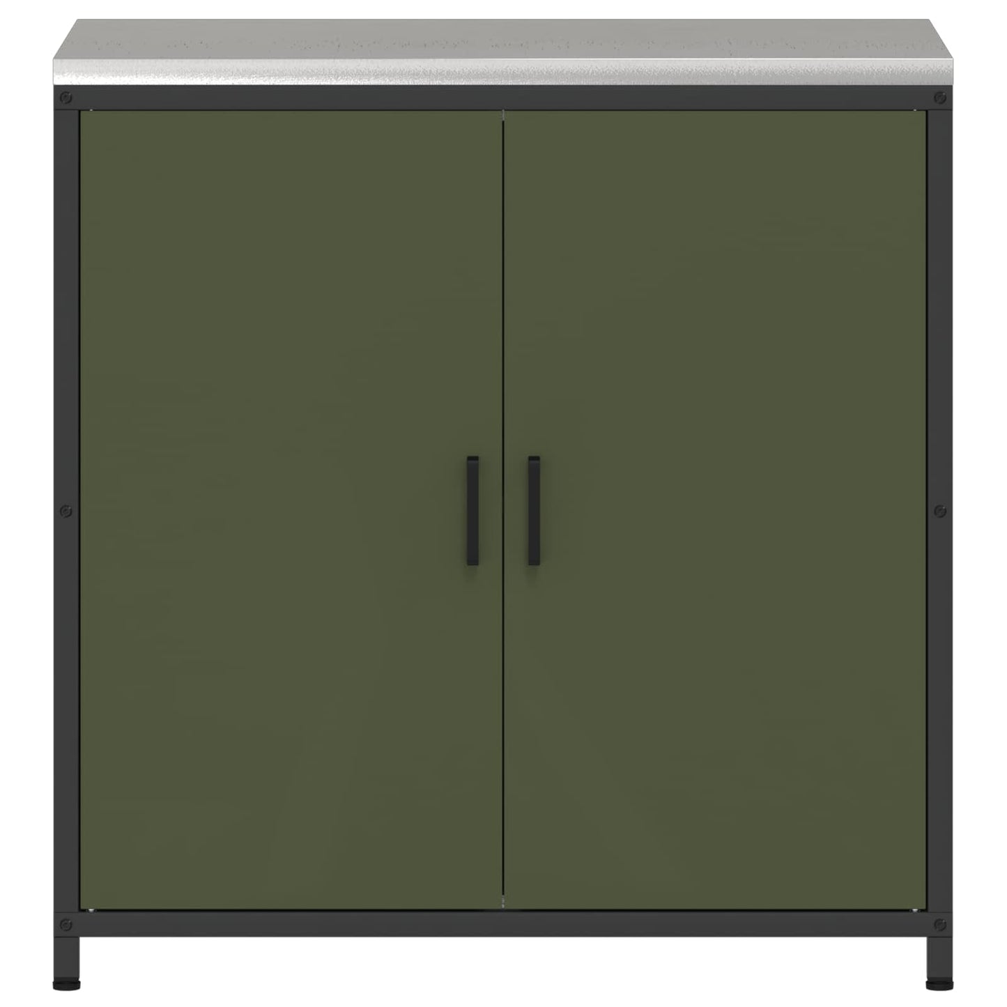 vidaXL Ντουλάπα Αποθήκευσης Κουζίνας HATTEM Λαδί 90 x 50 x 92 εκ
