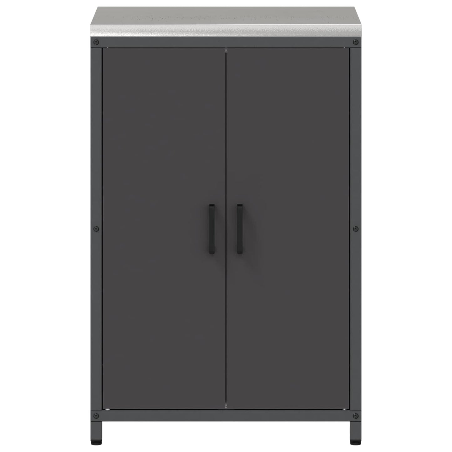 vidaXL Αποθηκευτικός Χώρος Κουζίνας HATTEM Μαύρο 60 x 50 x 92 εκ