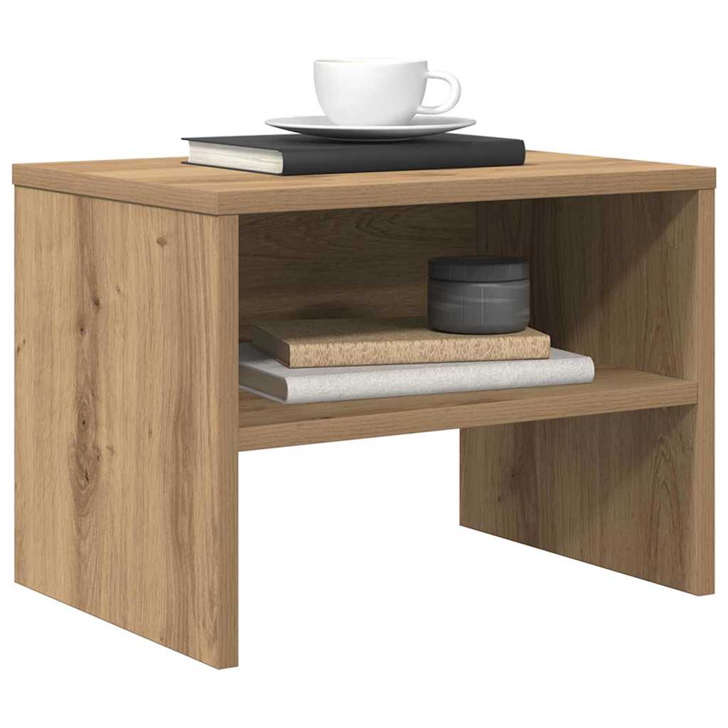 vidaXL Κομοδίνο 2 pcs artisan δρυς 40 x 40 x 30 cm Επεξεργασμένο ξύλο