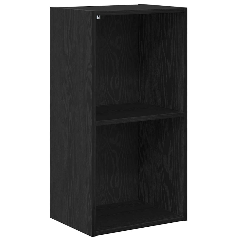 vidaXL Βιβλιοθήκη Μαύρη δρυς 40 x 30 x 77 εκ. Επεξεργασμένο ξύλο