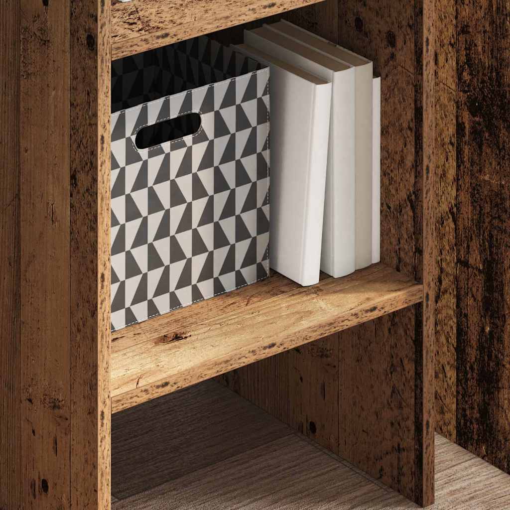 vidaXL Βιβλιοθήκη Παλαιό ξύλο 40 x 35 x 180 εκ. Επεξεργασμένο ξύλο