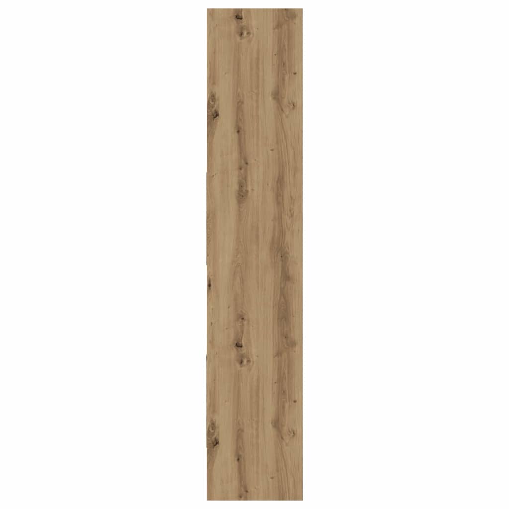 vidaXL Βιβλιοθήκη artisan δρυς 40 x 35 x 180 εκ. Επεξεργασμένο ξύλο