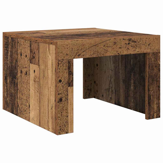 vidaXL Τραπεζάκι σαλονιού Παλιό ξύλο 50 x 50 x 35 cm