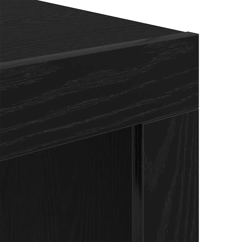 vidaXL Τραπεζάκι σαλονιού Μαύρη Οξυά 50 x 50 x 35 cm