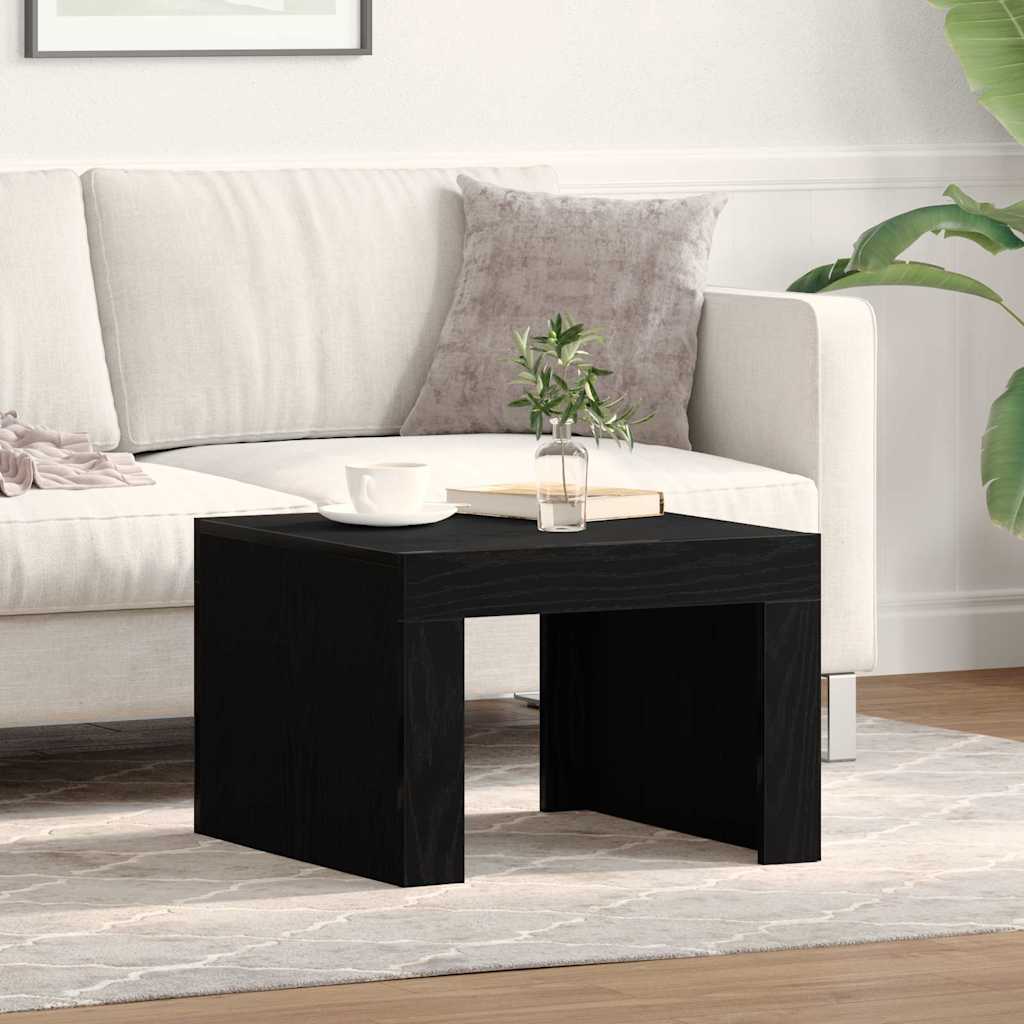 vidaXL Τραπεζάκι σαλονιού Μαύρη Οξυά 50 x 50 x 35 cm