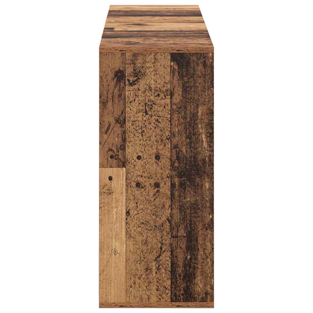 vidaXL Πλαϊνό γραφείο Παλιό ξύλο 120 x 30 x 75 εκ Επεξεργασμένο ξύλο
