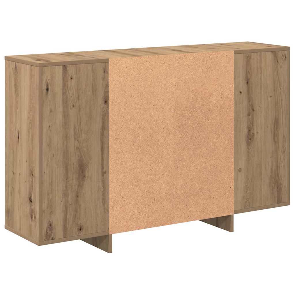 vidaXL Πλαϊνό γραφείο Artisan Oak 120 x 30 x 75 εκ Επεξεργασμένο ξύλο