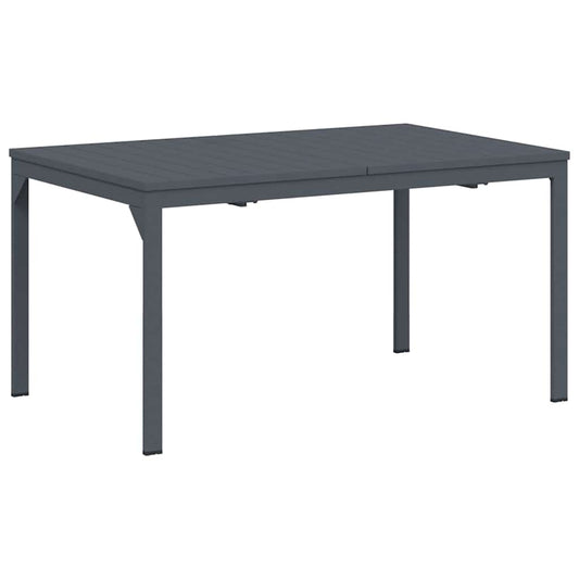 vidaXL Τραπέζι Επέκτασης 2 pcs Ανθρακί 210 x 90 x 73 εκ Ατσάλι