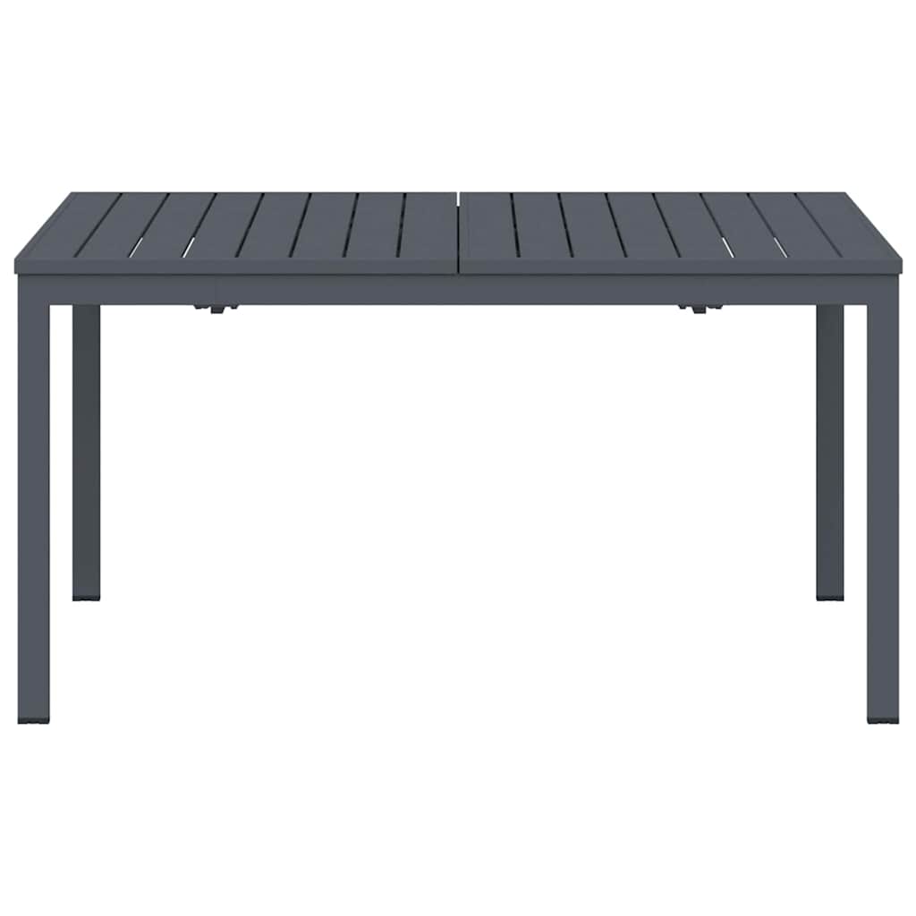 vidaXL Τραπέζι Επέκτασης 2 pcs Ανθρακί 210 x 90 x 73 εκ Ατσάλι
