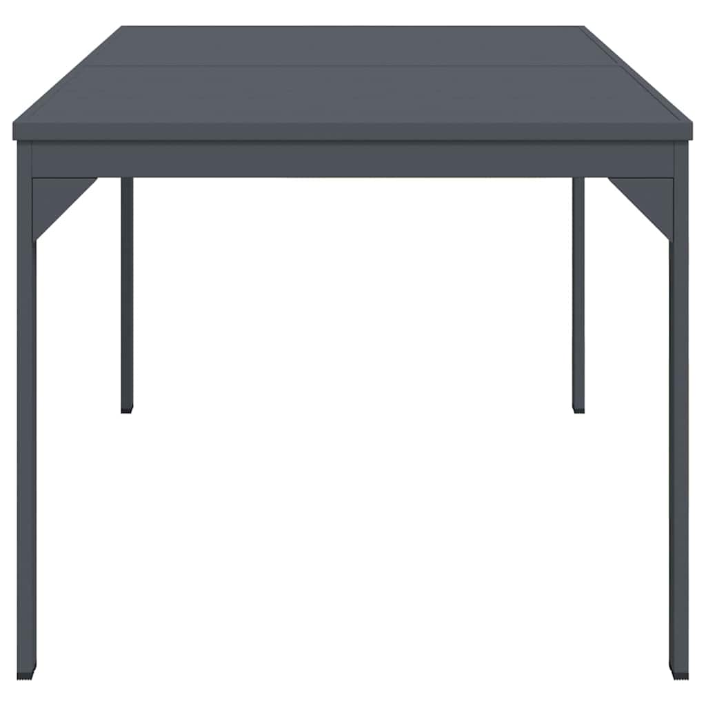 vidaXL Τραπέζι Επέκτασης 2 pcs Ανθρακί 210 x 90 x 73 εκ Ατσάλι