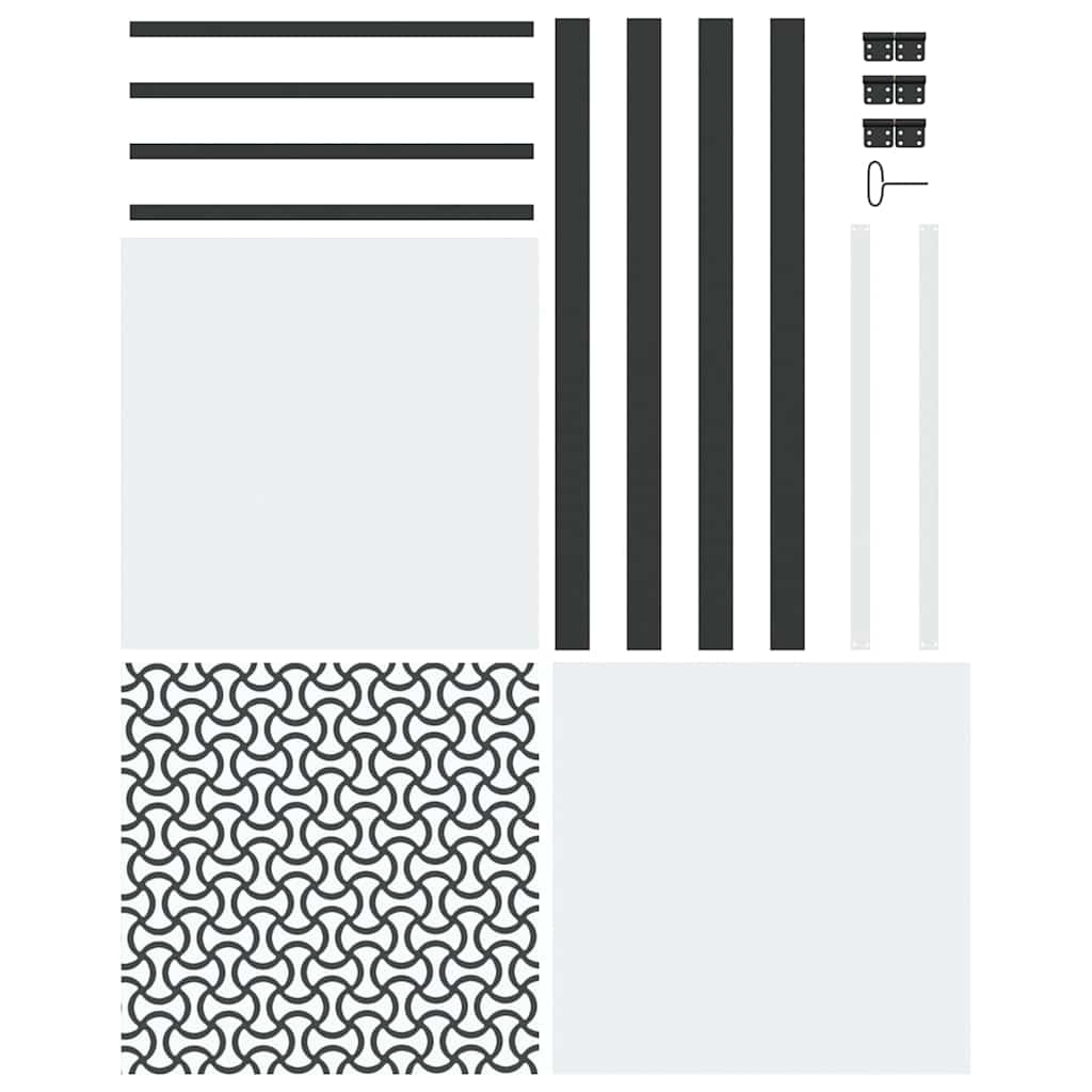 vidaXL Εσωτερική Πόρτα Μαύρο 76 x 201.5 cm