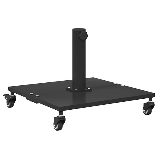 vidaXL Εξωτερική βάση ομπρέλας Μαύρο 45 x 45 x 31 εκ. Ατσάλι