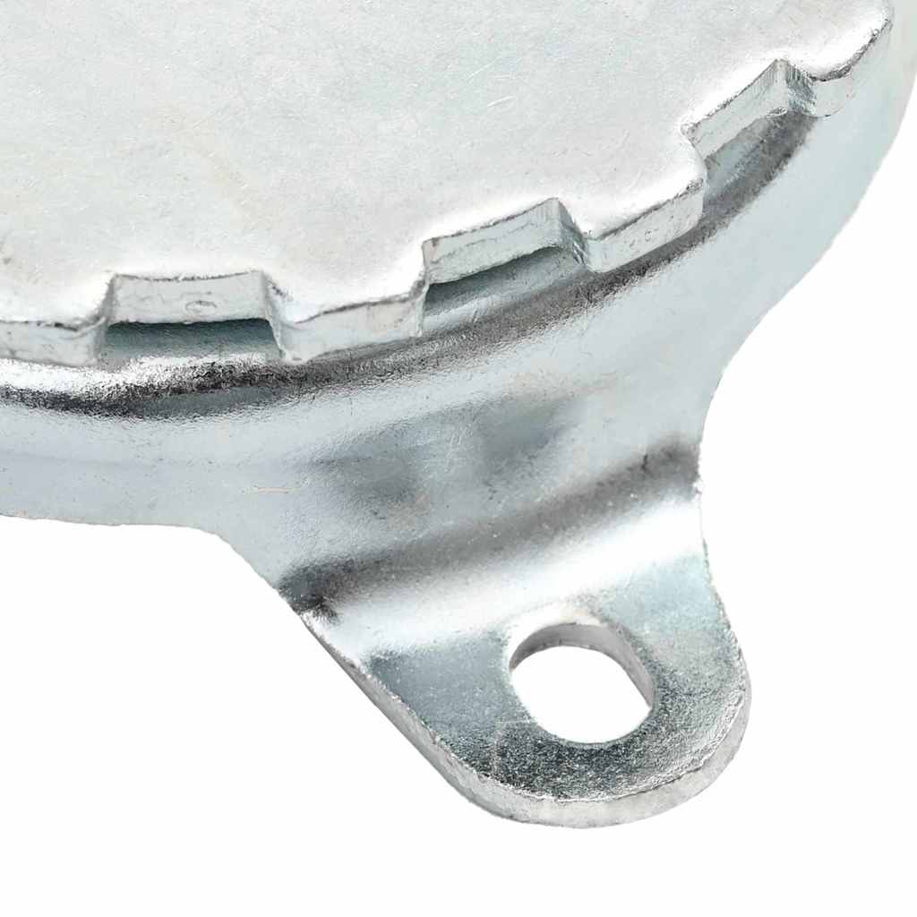vidaXL Περιστρεφόμενα Πεντάλ Ασημί 22 x 14 x 6 εκ Ατσάλι