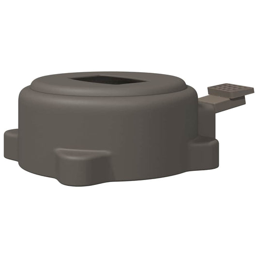 vidaXL Περιστρεφόμενα Πεντάλ Ασημί 22 x 14 x 6 εκ Ατσάλι