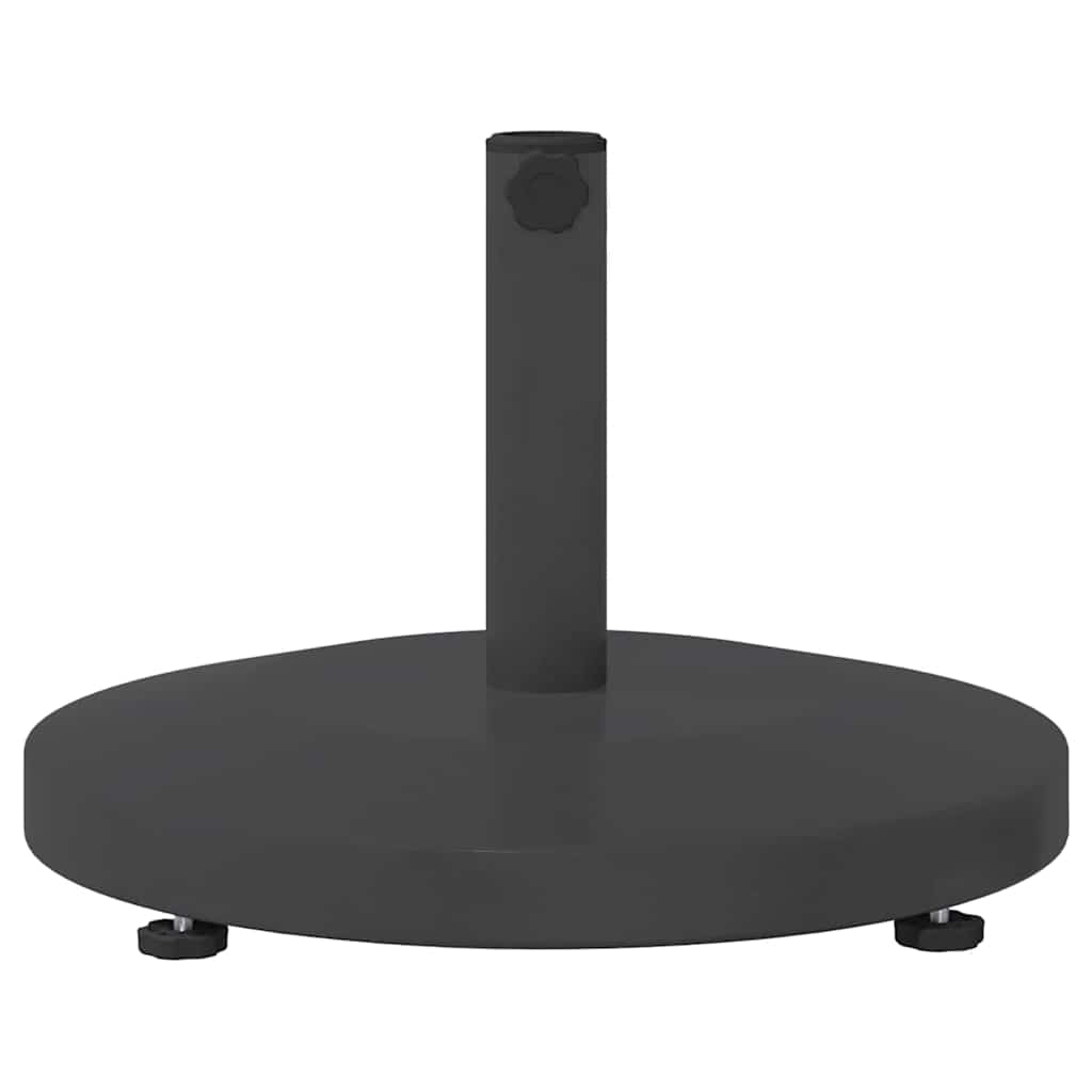 vidaXL Εξωτερική βάση ομπρέλας Σκούρο γκρι 48 x 48 x 32 εκ.