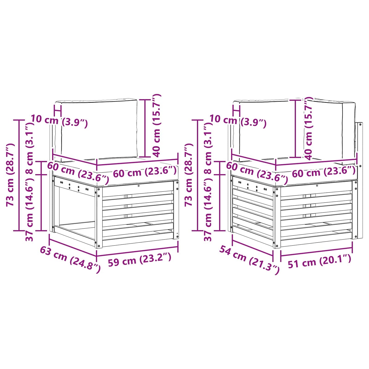 vidaXL Σειρά Καναπέ Εξωτερικού 10 pcs Φυσικό και Ανθρακί Πολυεστέρας