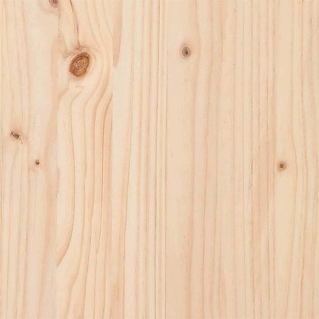 vidaXL Σκελετός Κρεβατιού Καφέ 140 x 200 cm Στερεά ξυλεία πεύκου