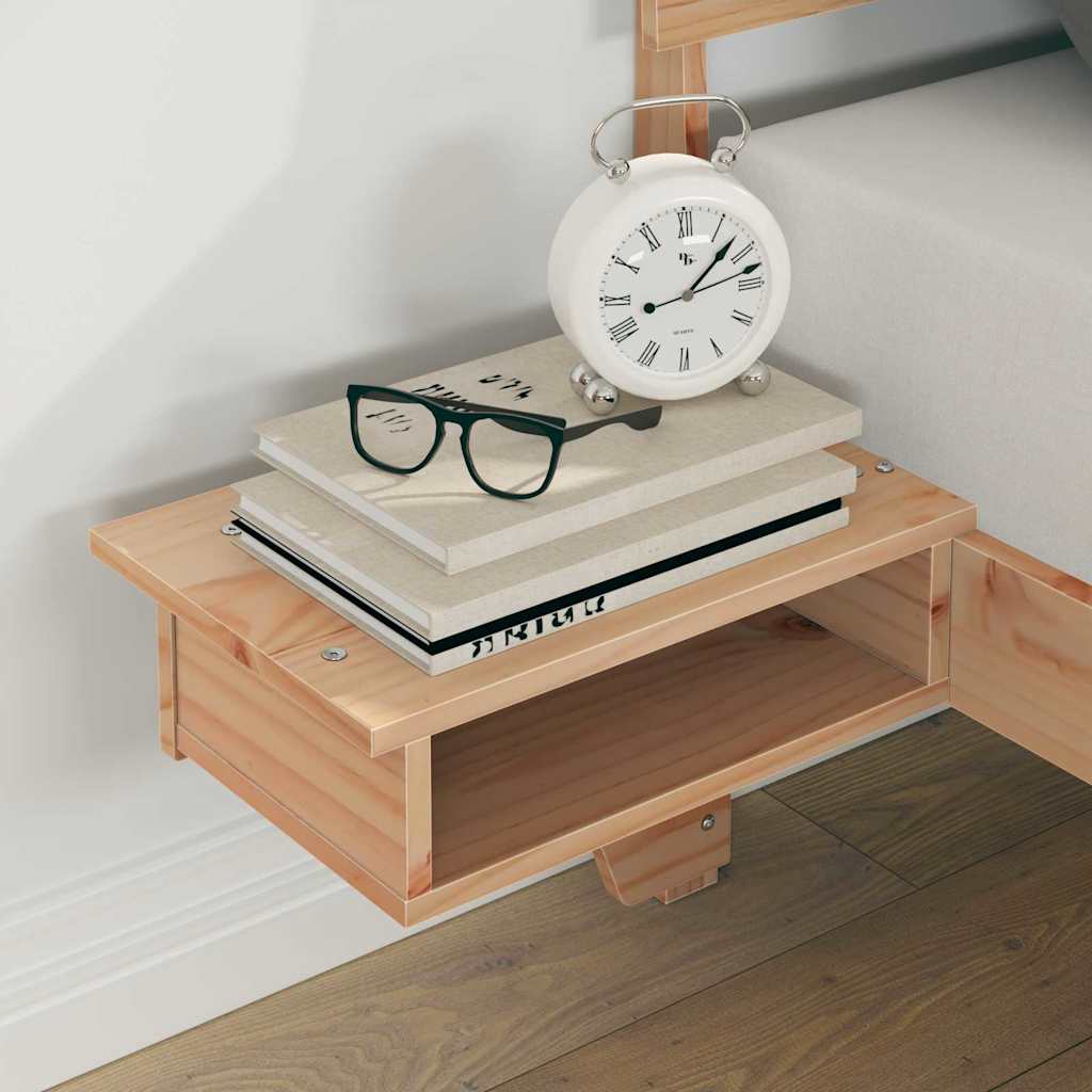 vidaXL Σκελετός Κρεβατιού Καφέ 160 x 200 cm Στερεά ξυλεία πεύκου