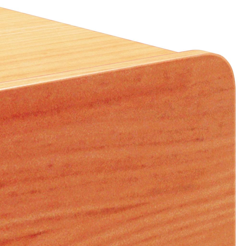 vidaXL Κομοδίνο 2 pcs Κερωτό καφέ 44 x 32,5 x 40 εκ. Μασίφ ξύλο πεύκου