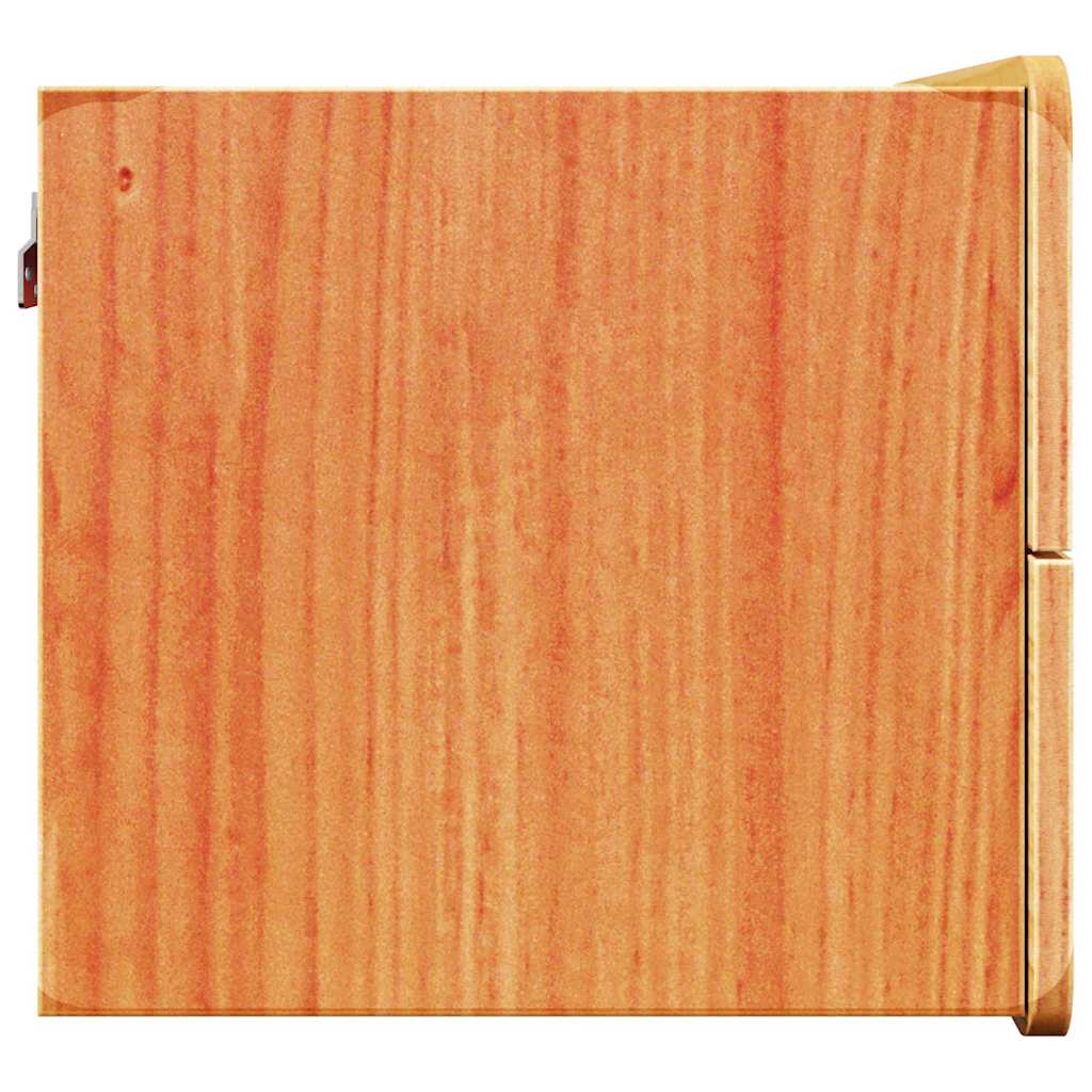 vidaXL Κομοδίνο 2 pcs Καφέ 39 x 34 x 33 εκ. Μασίφ ξύλο πεύκου