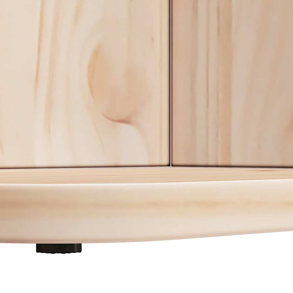 vidaXL Τραπεζάκι σαλονιού Φυσικό 80 x 39,5 x 33,5 εκ Μασίφ ξύλο πεύκου