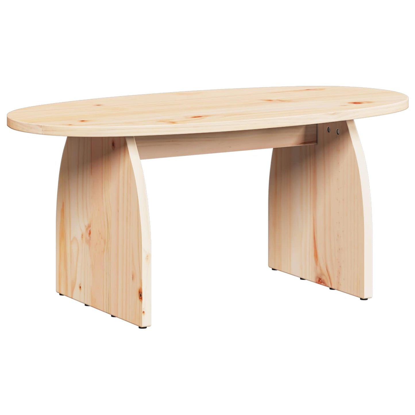 vidaXL Τραπεζάκι σαλονιού Καφέ 80 x 40 x 35 cm Στερεά ξυλεία πεύκου