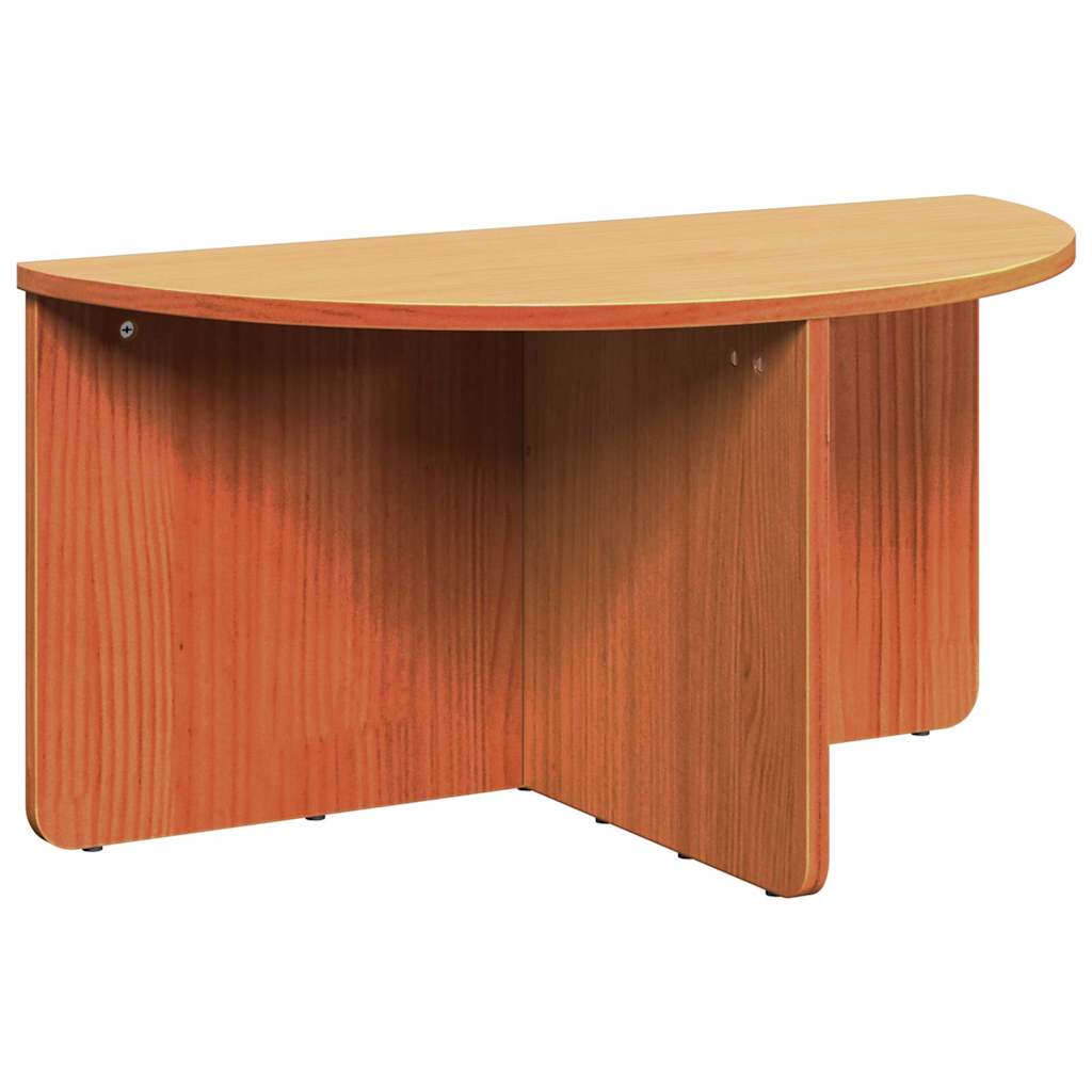 vidaXL Τραπεζάκι σαλονιού 2 τμχ. Κερωτό καφέ 79 x 39,5 x 40 εκ