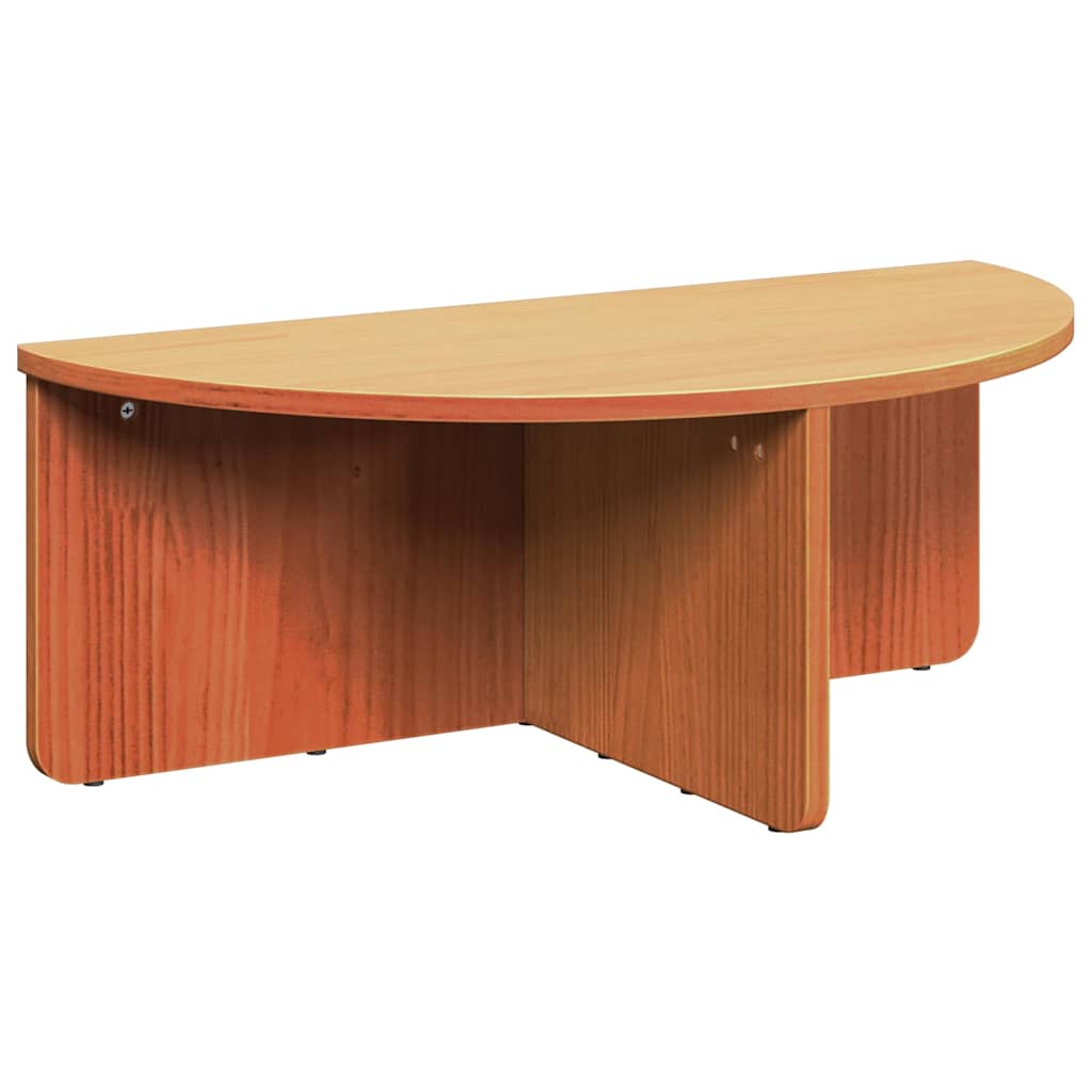 vidaXL Τραπεζάκι σαλονιού 2 τμχ. Κερωτό καφέ 79 x 39,5 x 40 εκ